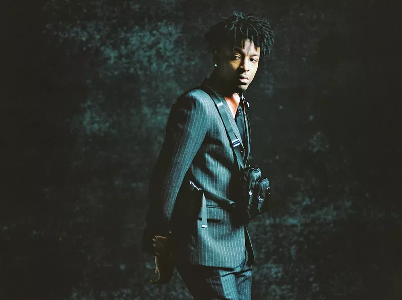 Image: 21 Savage is scheduled to perform on Tuesday, July 16, at Comerica Theatre.