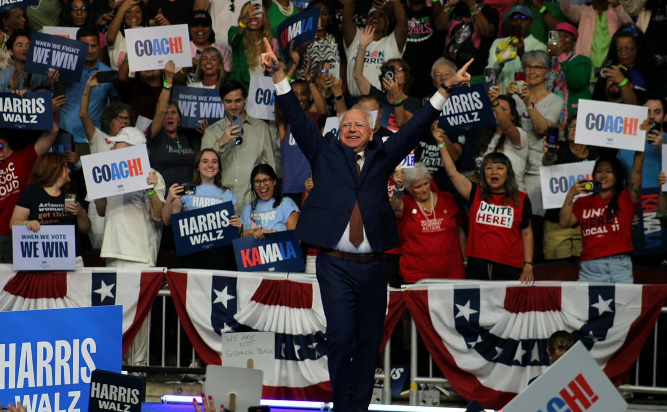 The 6 best Tim Walz zingers from Kamala Harris' rally in Arizona