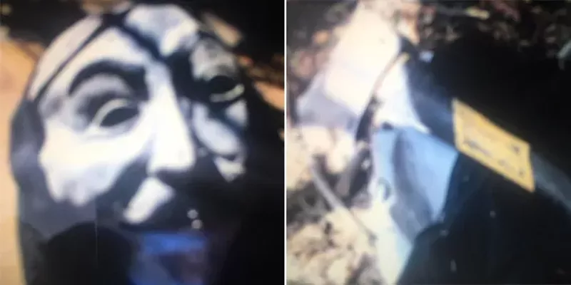 Image: Glendale Police are currently looking for a suspect who is accused of threatening children while wearing a clown mask.