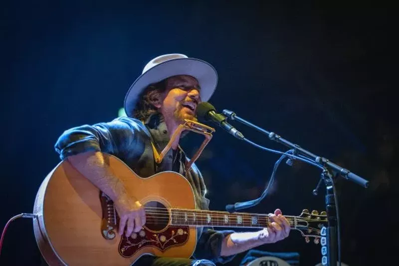 Image: Eddie Vedder closes out the 2023 Innings Festival on Sunday, February 26, 2023.