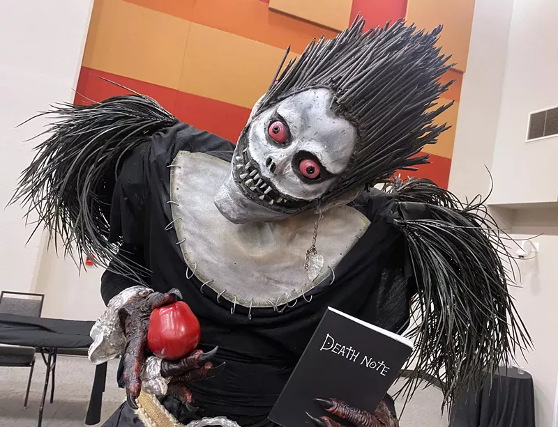 Image: Ramon Martinez of San Antonio, Texas came to Mad Monster Party Arizona 2024 as Ryuk from "Death Note."