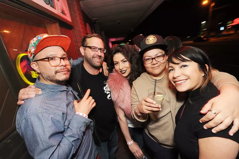 Image: The scene out on Yucca Tap's patio during The Blunt Club's anniversary last year.