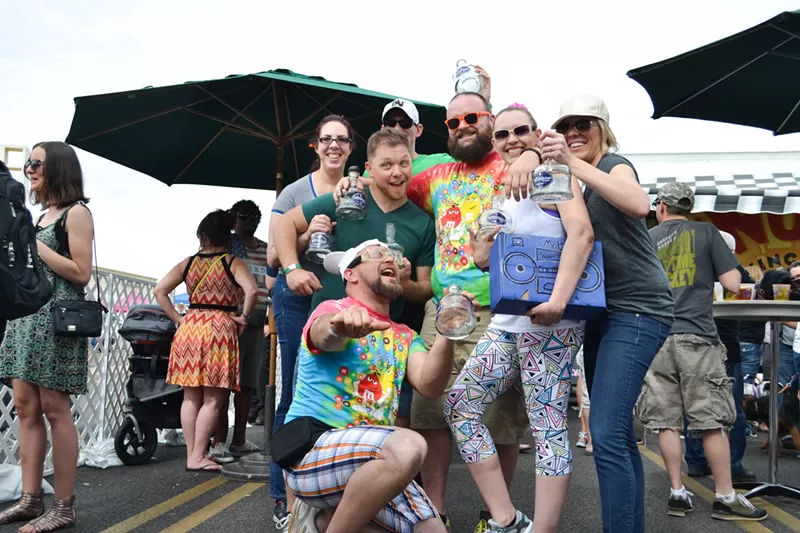 Image: People enjoy the Melrose on 7th Avenue Street Fair.