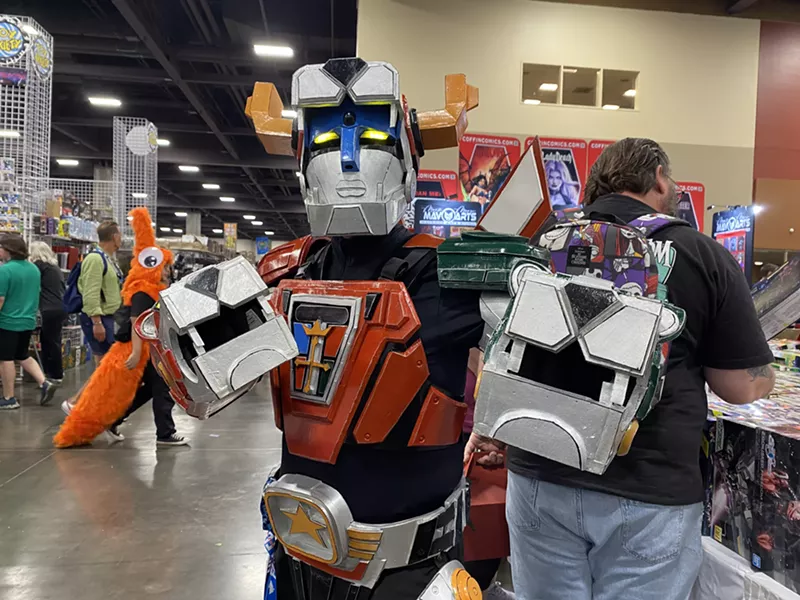 Image: Voltron made an appearance at Phoenix Fan Fusion 2025 on Friday and Saturday.