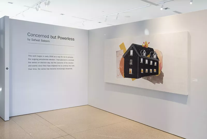 Image: Explore Safwat Saleem’s take on America’s political landscape at Vision Gallery in Chandler.