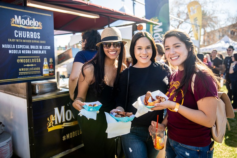 Churros from Modelo were the best dessert after trying all the tacos at last year's Tacolandia.