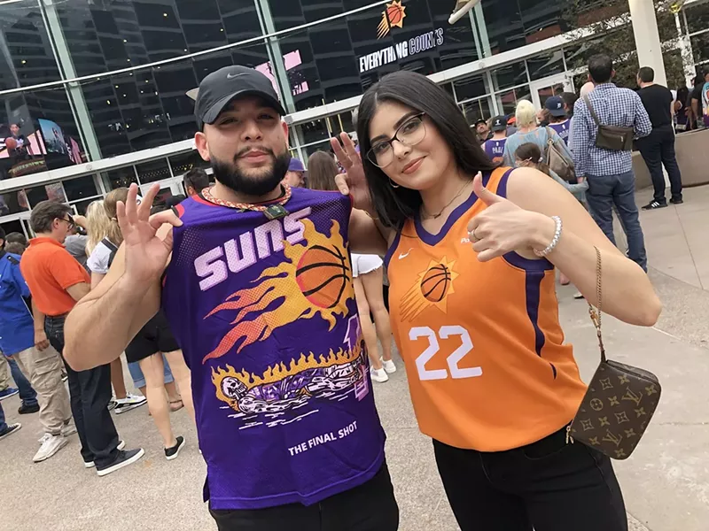 Image: Don your purple and orange gear and head to Phoenix Suns Arena on Monday night.