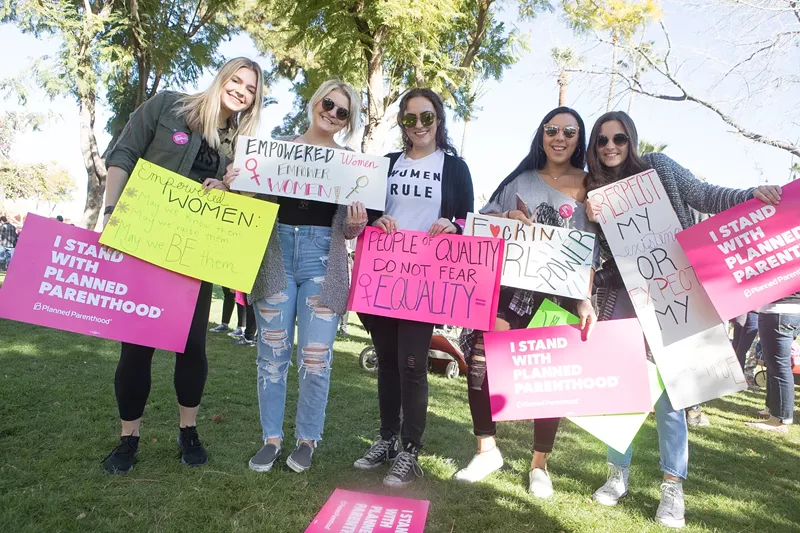 Image: Marching for women's rights and equality.