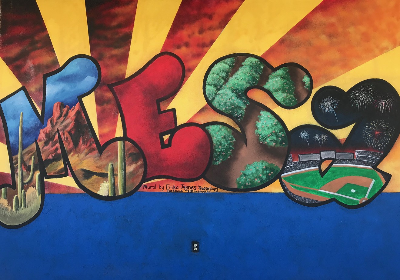 Check out this Erika Jaynes mural when you're in downtown Mesa.