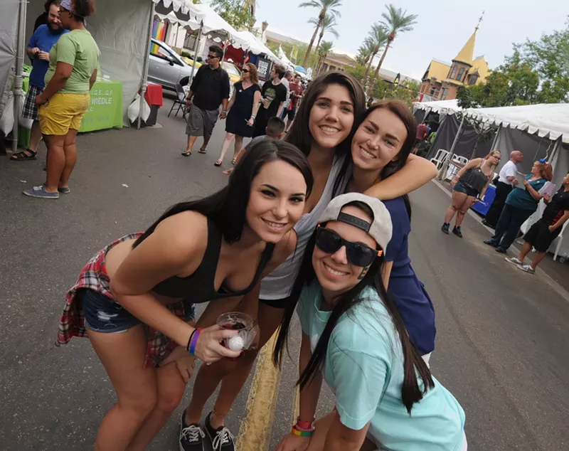 Image: Enjoying each other’s company during the Rainbows Festival in 2015.