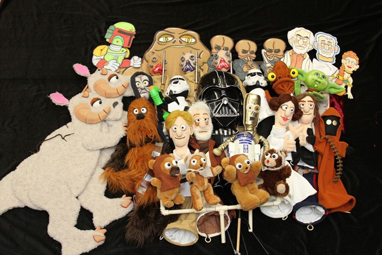 Puppets tackle the Death Star.