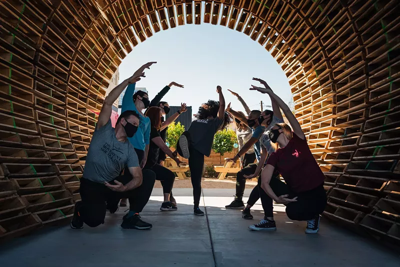 Image: Movement Source Dance Company will perform at Pemberton PHX on First Friday.