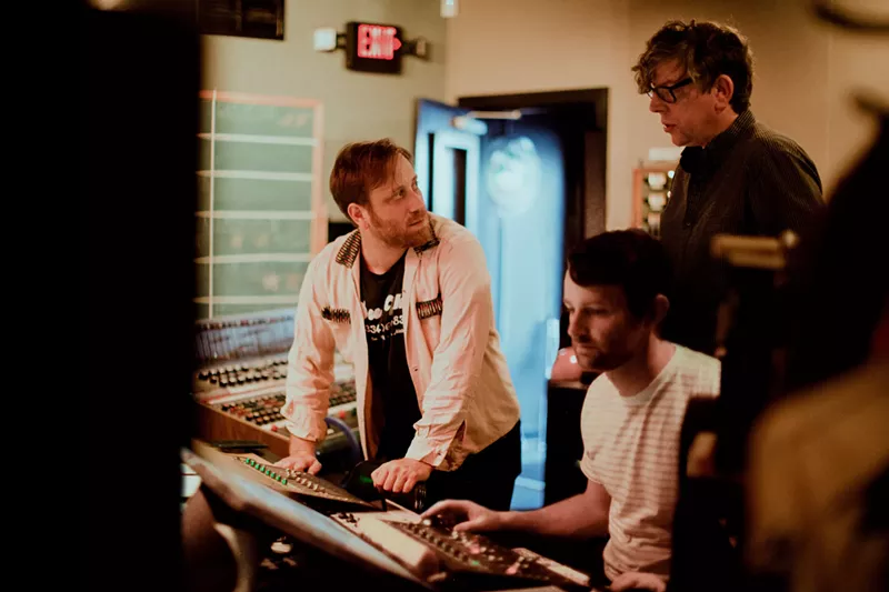 Image: The Black Keys in the studio.