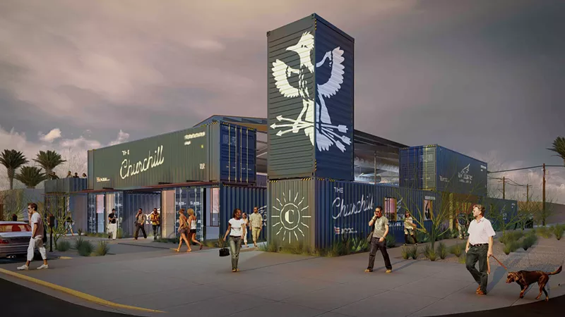 Image: Concept art for The Churchill.