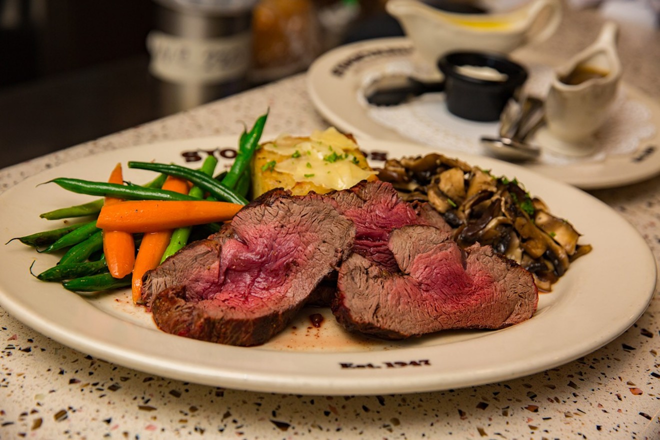 The classic Western steakhouse experience lives on at this local institution.