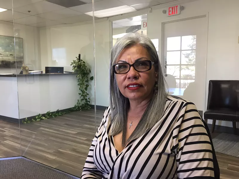 Image: Frances Salazar was recently released from prison after evidence turned up that the officer who arrested her was a known liar.