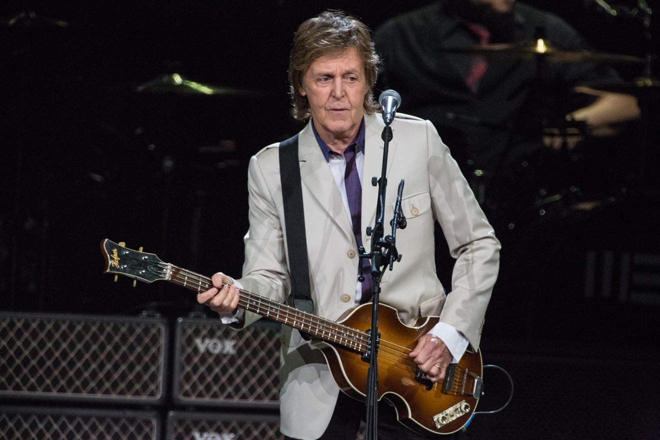 Paul McCartney is scheduled to perform on Wednesday, June 26, at Talking Stick Resort Arena.