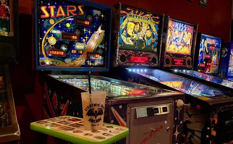 Image: The Electric Bar Puts a Pinball Spin on Tiki Cocktails in Tempe