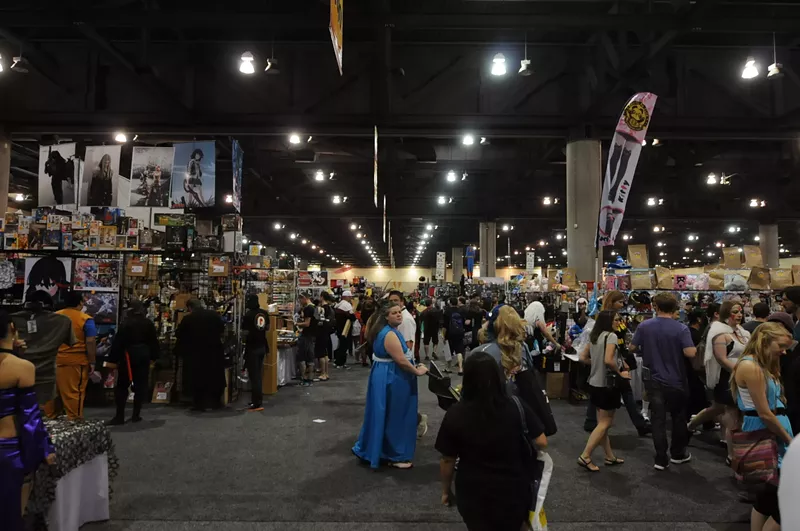 Image: The Exhibitor's Hall at Phoenix Comicon.