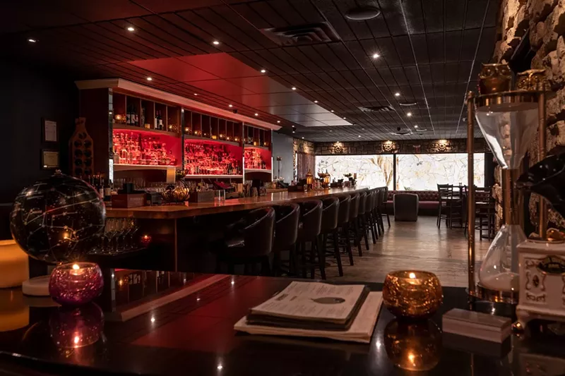 Image: Inside Kazimierz Wine & Whiskey Bar.