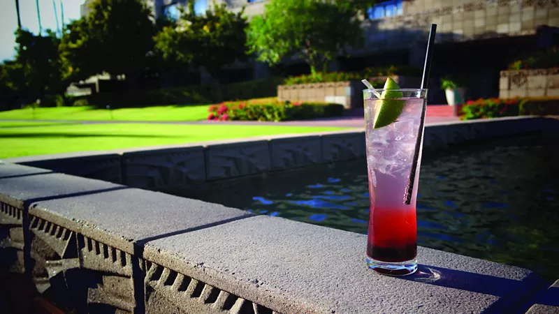Image: The "Original" Tequila Sunrise at the Arizona Biltmore Resort in Phoenix.