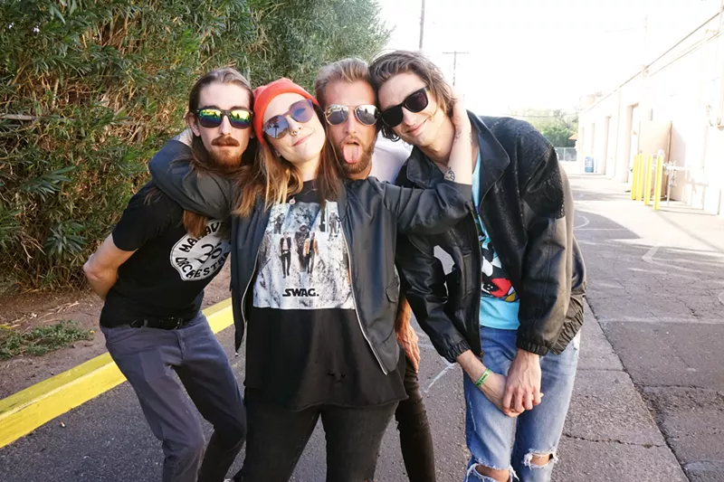 Image: Ben Foos, Chelsey Louise, Matt Foos, and Robert Ciuca are Fairy Bones.