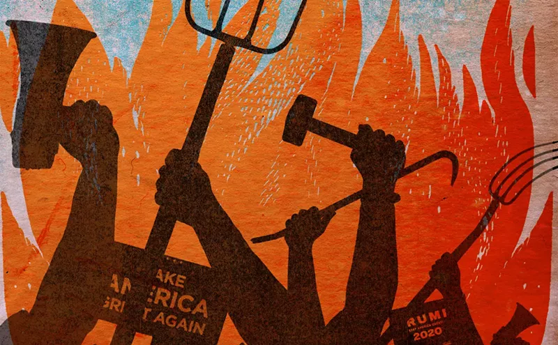 Image: The Far-Right Arizona Revolution Screaming Up Out of Trump's Presidential Carcass