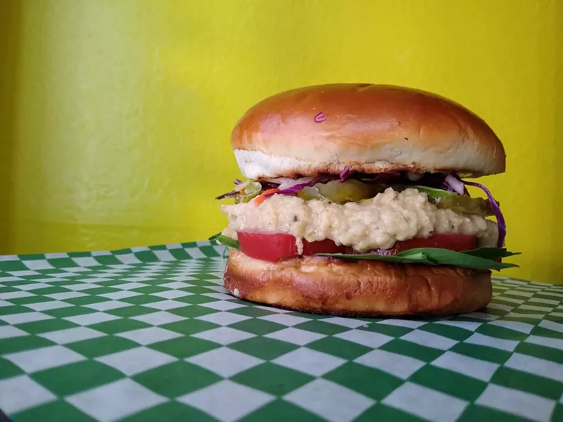 Image: Early Bird Vegan, makers of the pictured and popular Dr. J. breakfast sandwich, will participate in Phoenix Vegan Restaurant Week.