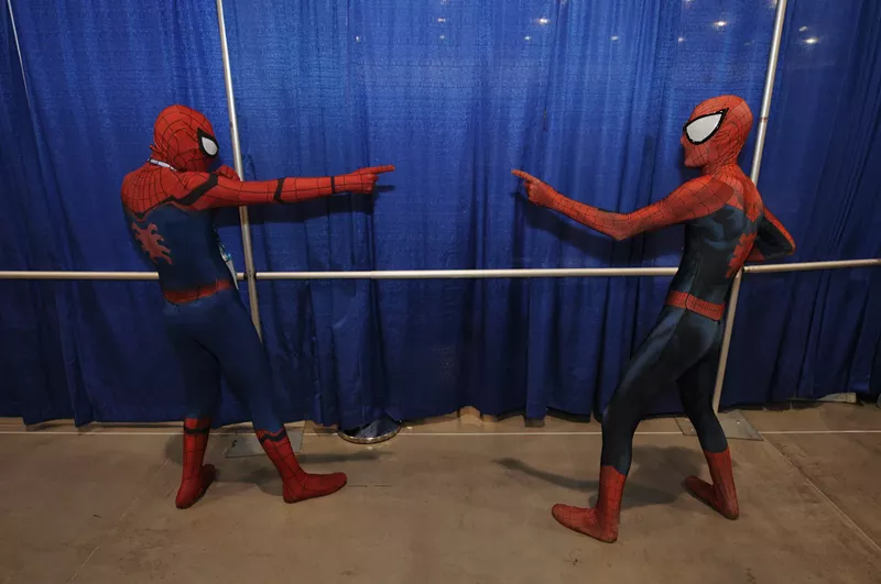Image: Re-creating that one Spider-Man meme.