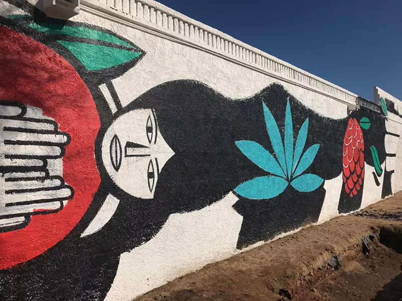 Image: The Garfield Elementary School mural was commissioned by the Mollen Foundation.