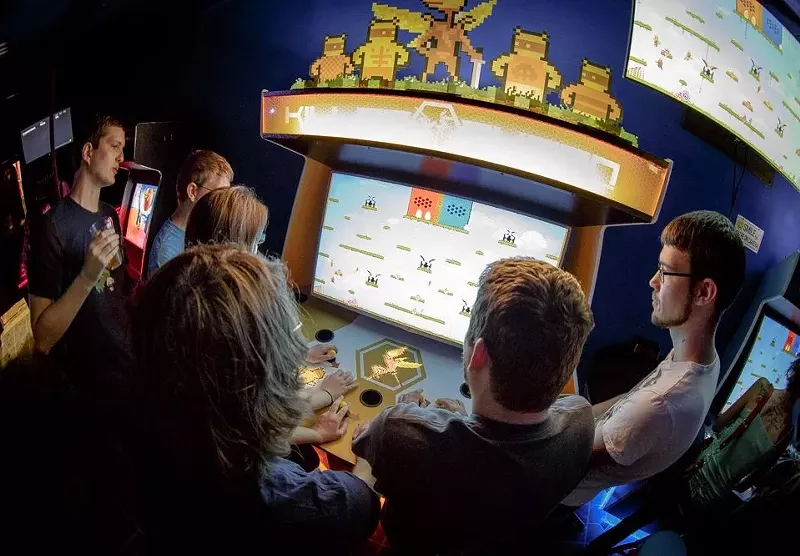 Image: The scene inside The Grid prior to the pandemic.