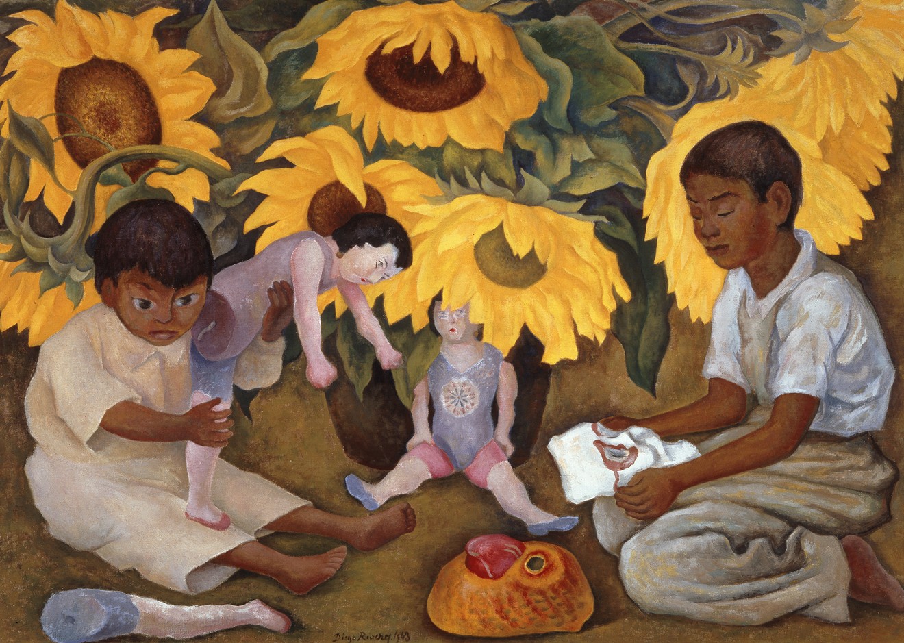Diego Rivera's Sunflowers (1943) is part of "Frida Kahlo and Diego Rivera" at the Heard Museum.