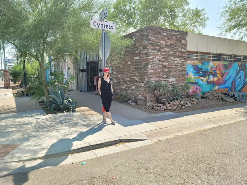 Image: Tennille Neilsen stands outside The Hive, where she'll be making several changes in the months ahead.