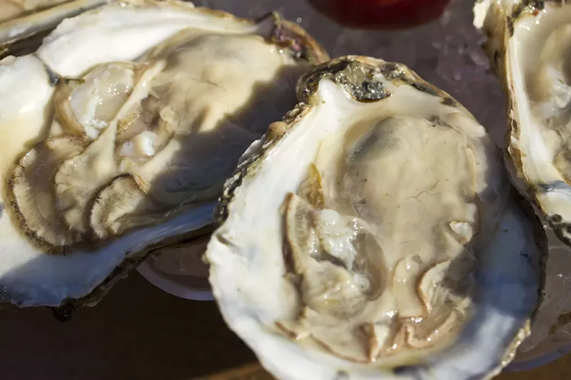 Image: The signature dish at Casey Moore's Oyster House.