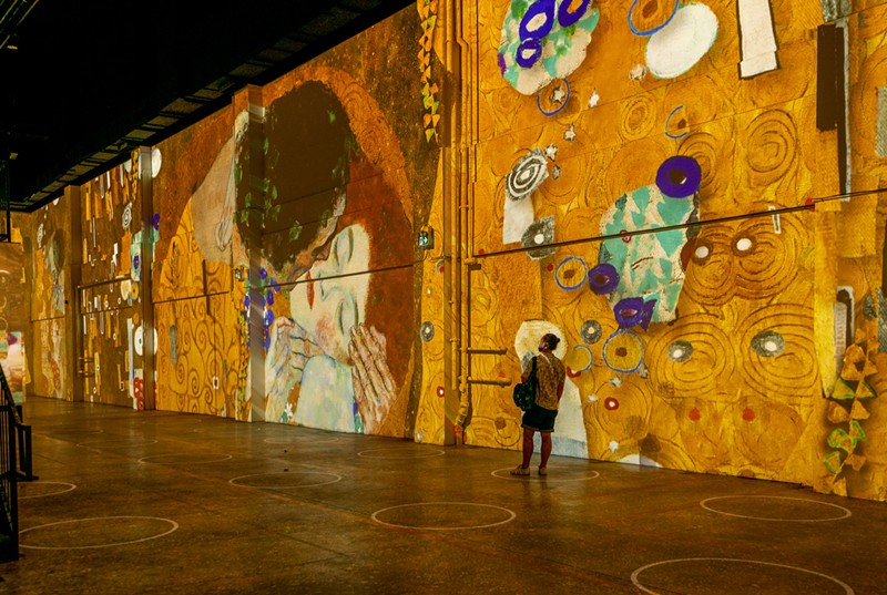 Klimt's most popular works, like The Kiss, are in the show.