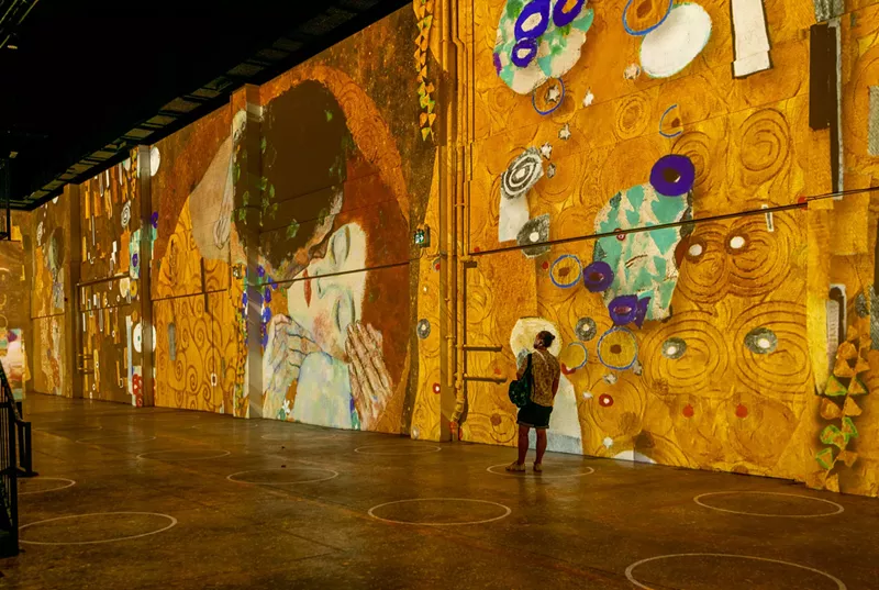 Image: Klimt's most popular works, like The Kiss, are in the show.