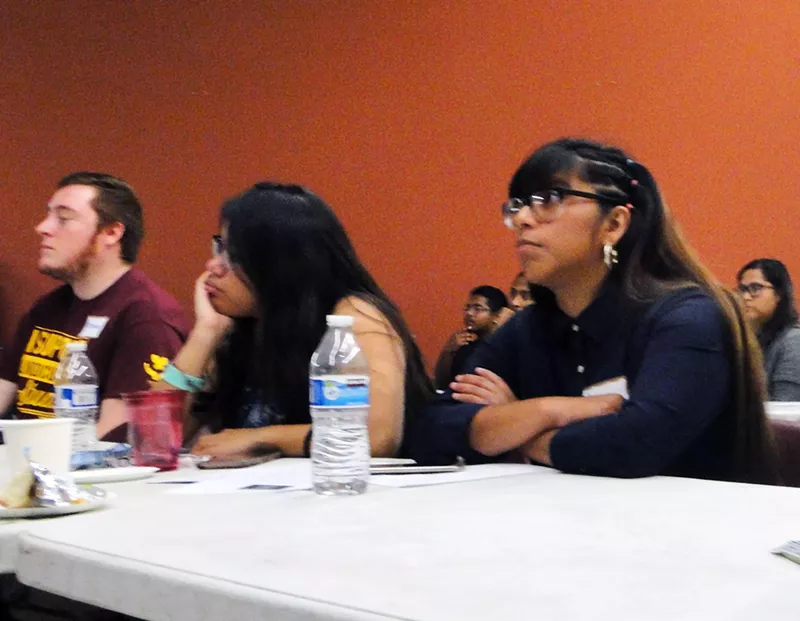 Image: Yenni Sanchez Perez (right), DREAMer and Grand Canyon University student.