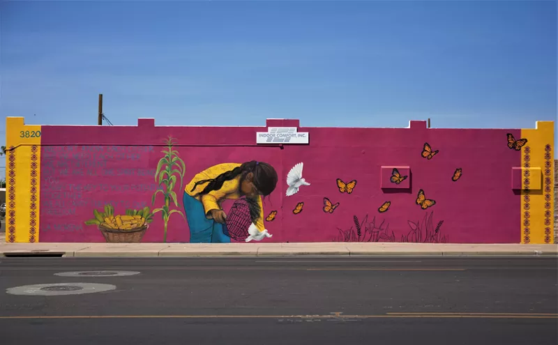 Image: The Inspiration Behind La Morena's Latest Street Mural