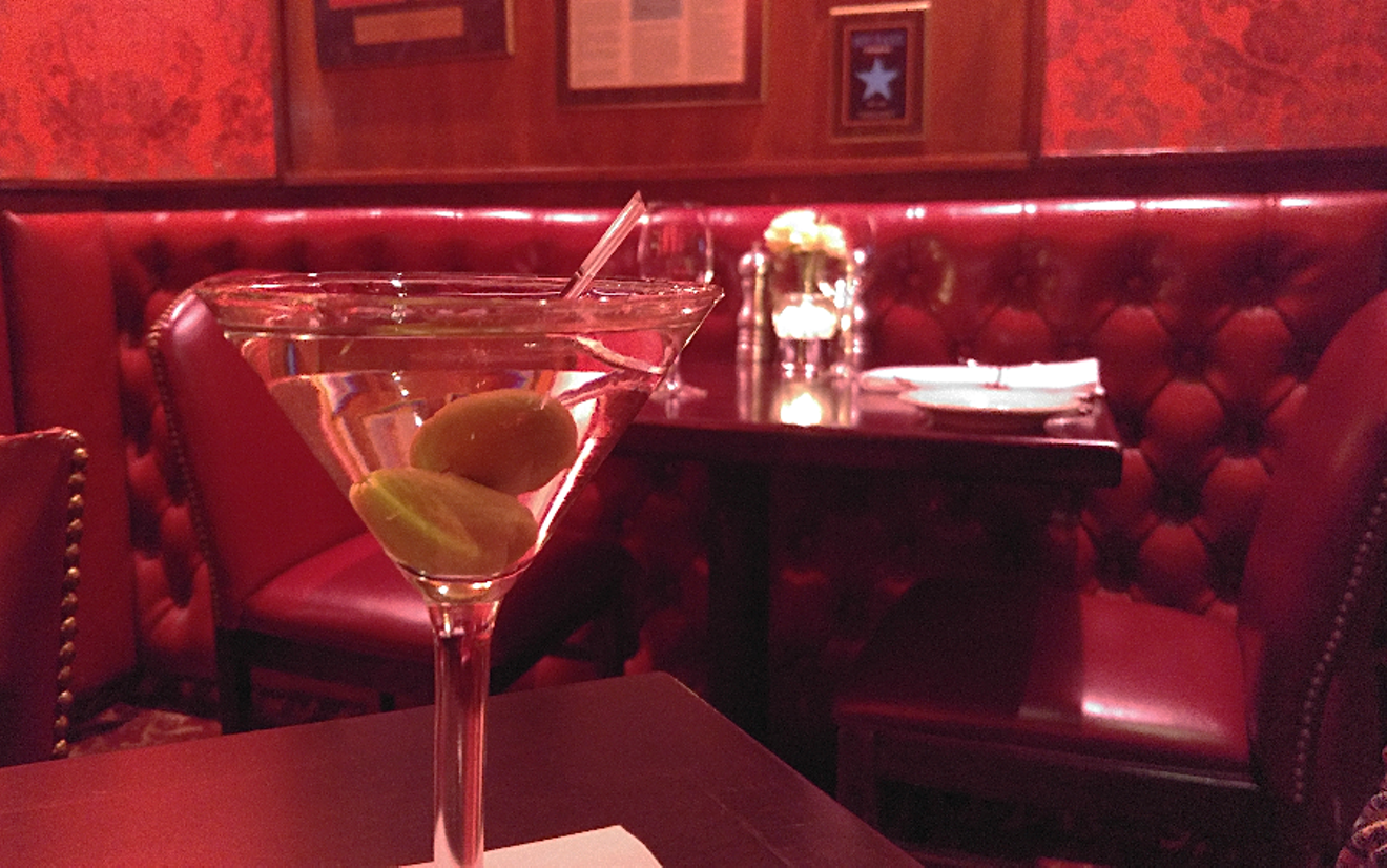 A very stiff martini at Phoenix's most legendary steakhouse.