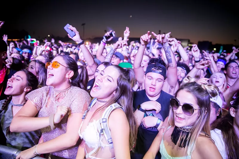 Image: Lil Yachty fans at the 2017 Lost Lake Festival in Phoenix.