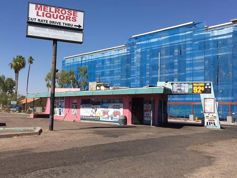 Image: Melrose Liquors isn't going anywhere — for now.