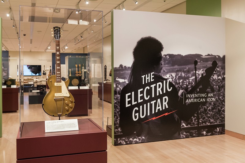 Entrance to "The Electric Guitar: Inventing an American Icon" at the Musical Instrument Museum.