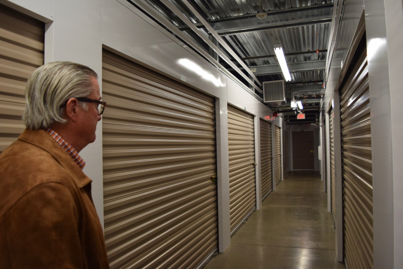 Mark McLoone, the owner of Garfield Self-Storage on North 16th Street, walks around the climate-controlled units. The facility opened last year.