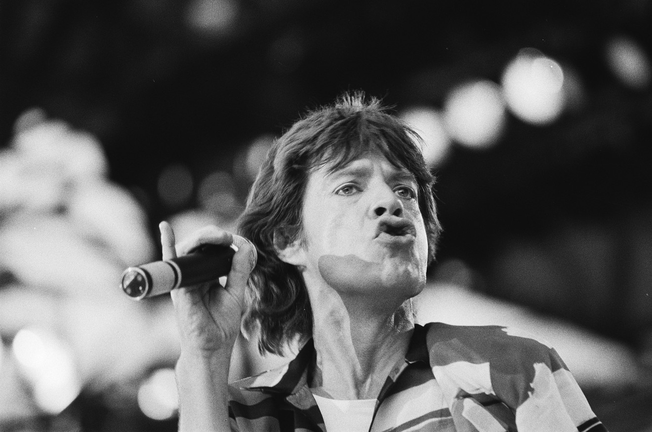 Mick Jagger of the Rolling Stones in 1982.