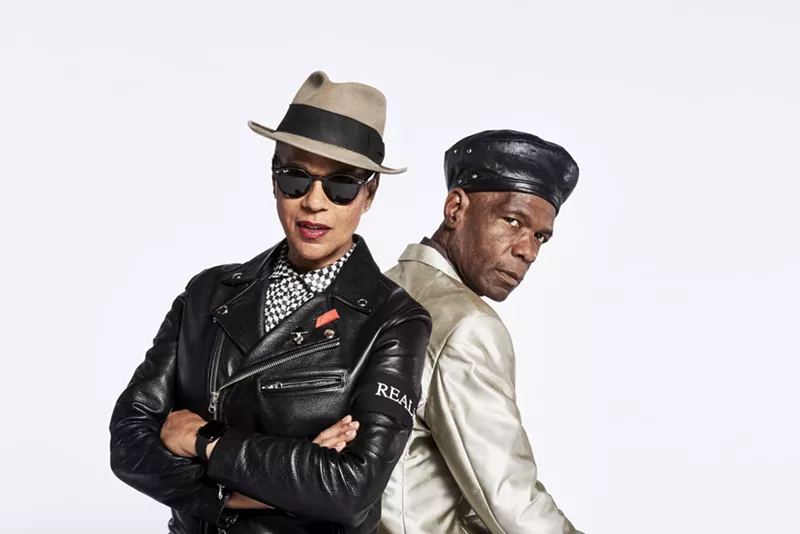 Image: Pauline Black and Arthur "Gaps" Hendrickson of The Selecter.