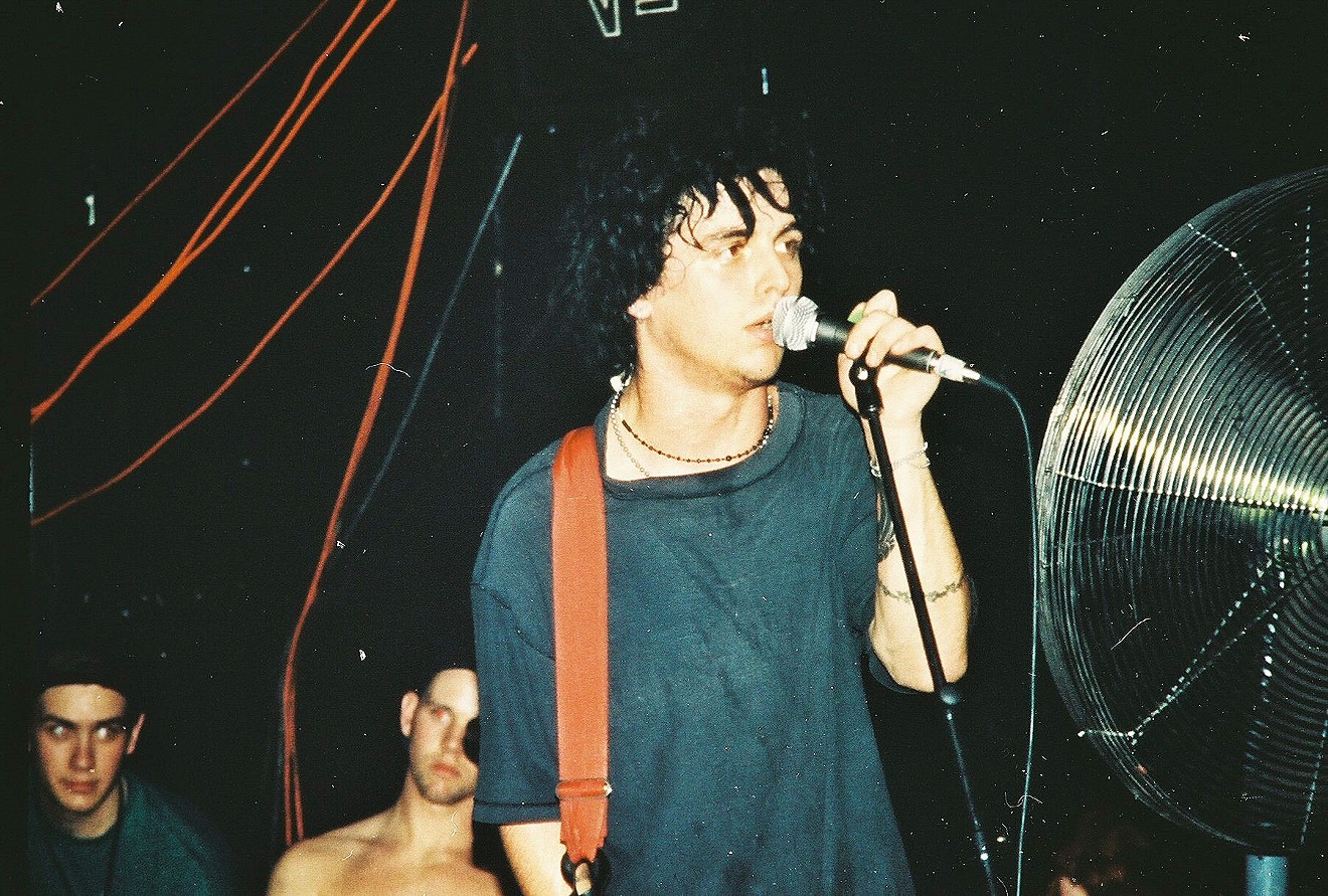 Billie Joe Amstrong of Green Day performs at the Silver Dollar in January 1993.