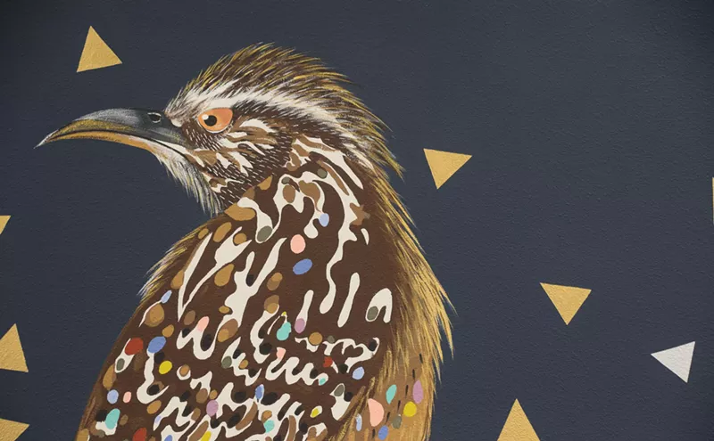 Image: The Story Behind Carrie Marill’s New Cactus Wren Mural in Scottsdale