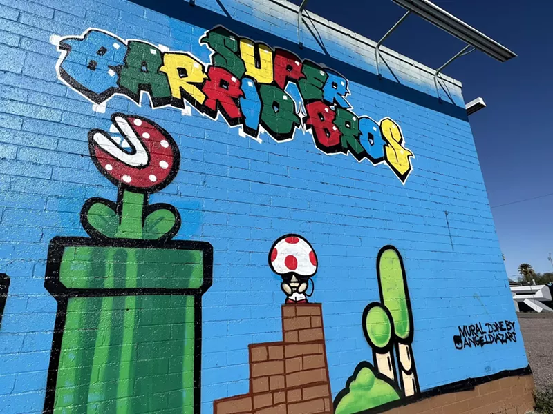 Image: Angel Diaz's "Super Barrio Bros." mural is gone now.