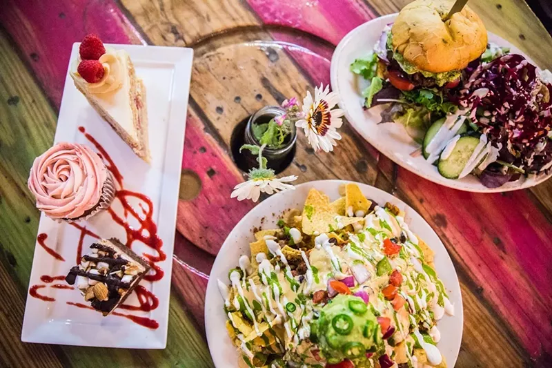 Image: Pomegranate Cafe was one of the original vegan and vegetarian restaurants in Phoenix.