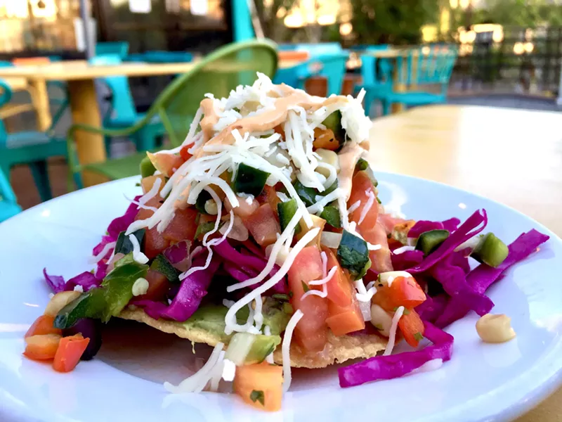 Image: Plate of food at Fuego Bistro.